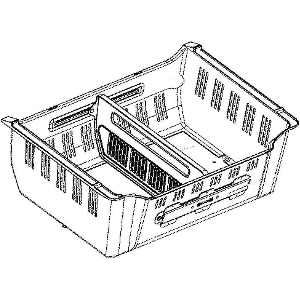 Photo of Refrigerator Drawer Tray from Repair Parts Direct