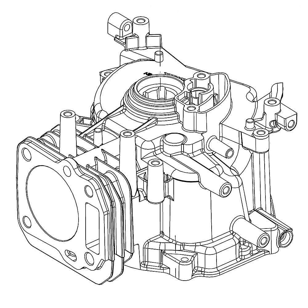 Lawn & Garden Equipment Engine Crankcase Assembly