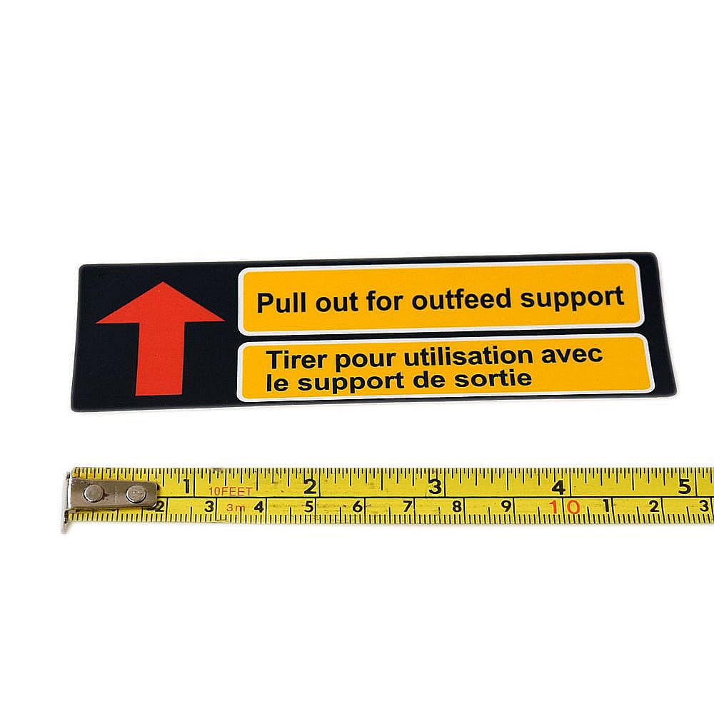 Warning Label 0BD3