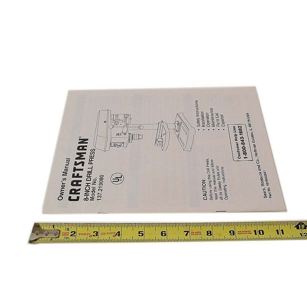 Owner's Manual 10215091