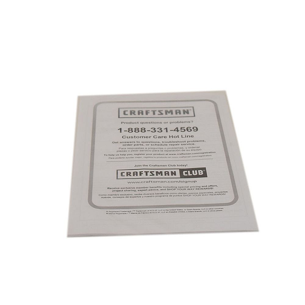 Garage Door Opener Owner's Manual CR-001