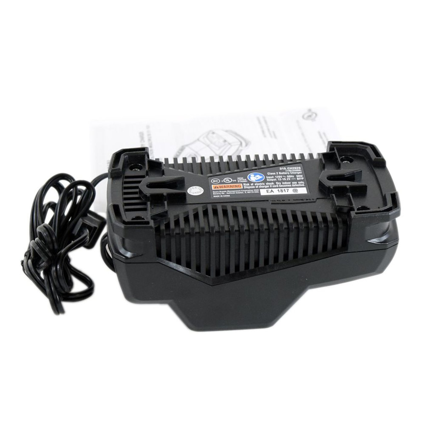 Power Tool Battery Charger, 12 to 19.2volt 140155008 parts Sears