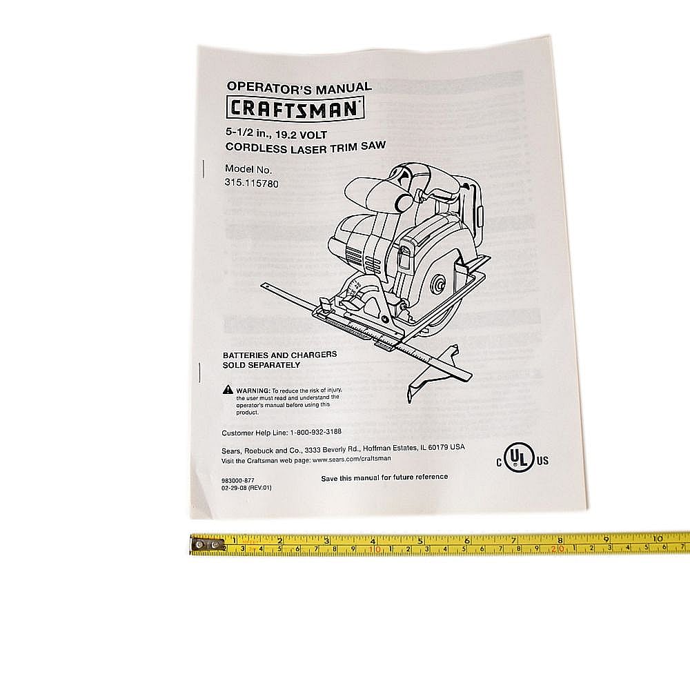 Owner's Manual 983000877