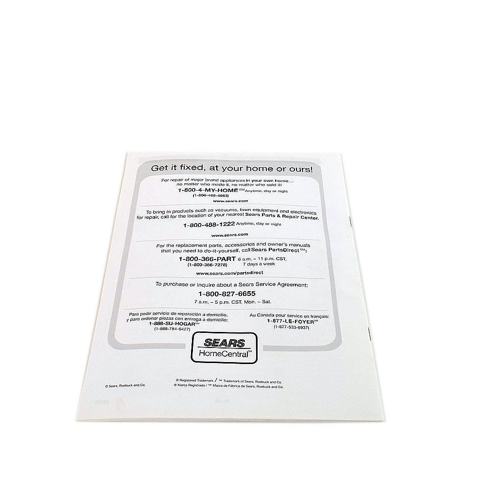 Owner's Manual D21922