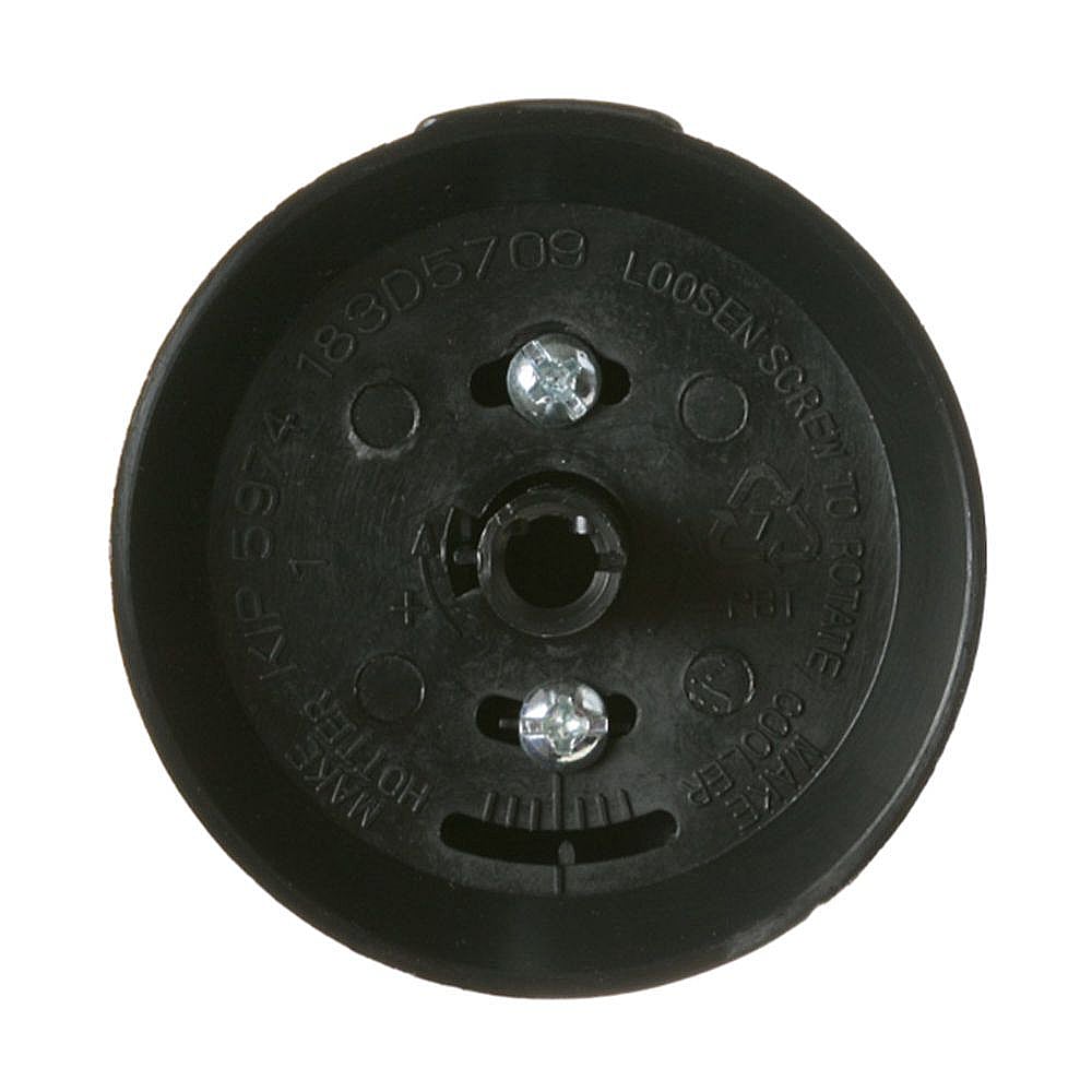 Range Oven Temperature Knob (black) WB03X22701