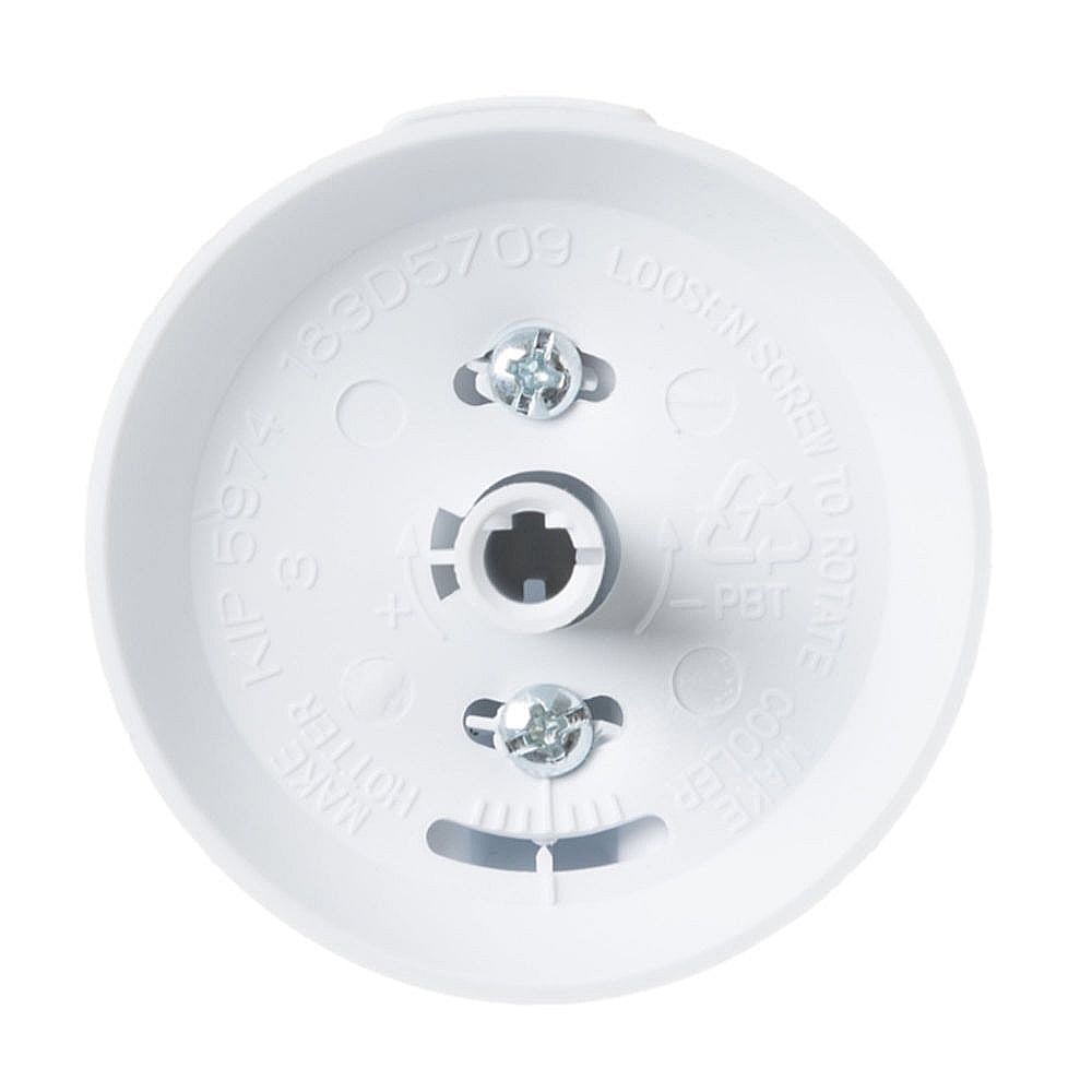Range Oven Temperature Knob (white) WB03X22704