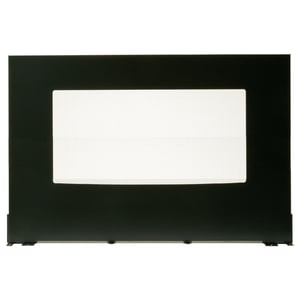 Range Oven Door Outer Panel (black And Stainless) WB56X26611