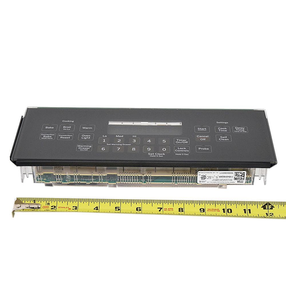 Range Oven Control Board And Overlay WB27X20745