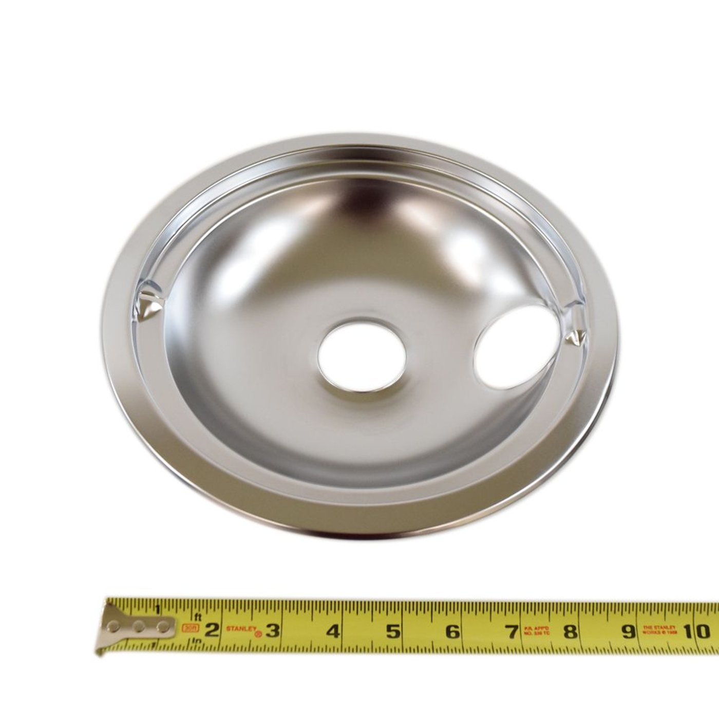 Range Drip Pan, 8in (Chrome) WB31K10266 parts Sears PartsDirect