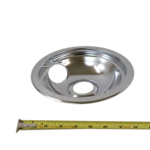 Range Drip Pan, 6-in (chrome) (replaces 5303280336, 5303305658, 5304432494, A316221301) 316048414