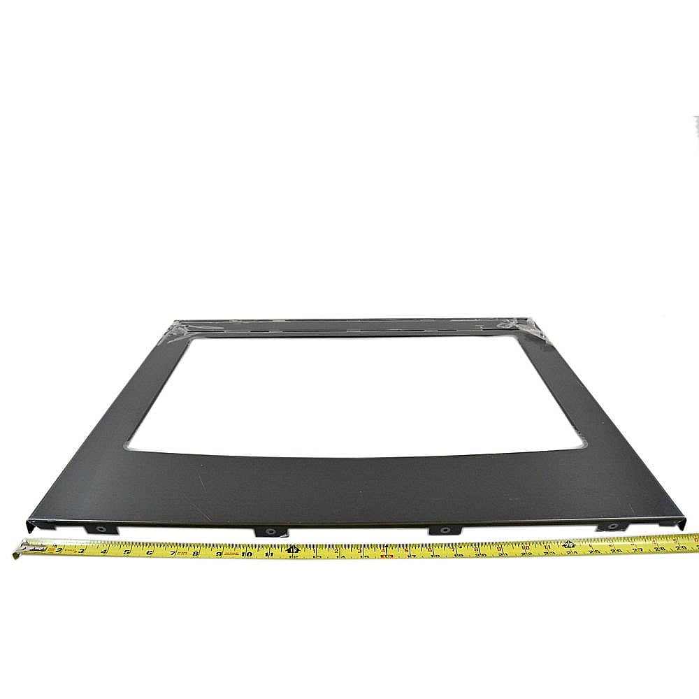 Range Oven Door Outer Panel (black Stainless) 316603907