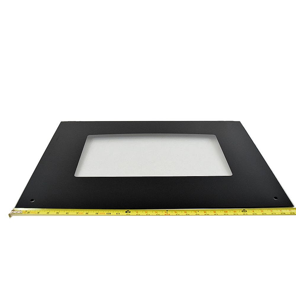 Range Oven Door Outer Panel, Lower (black) 318403522