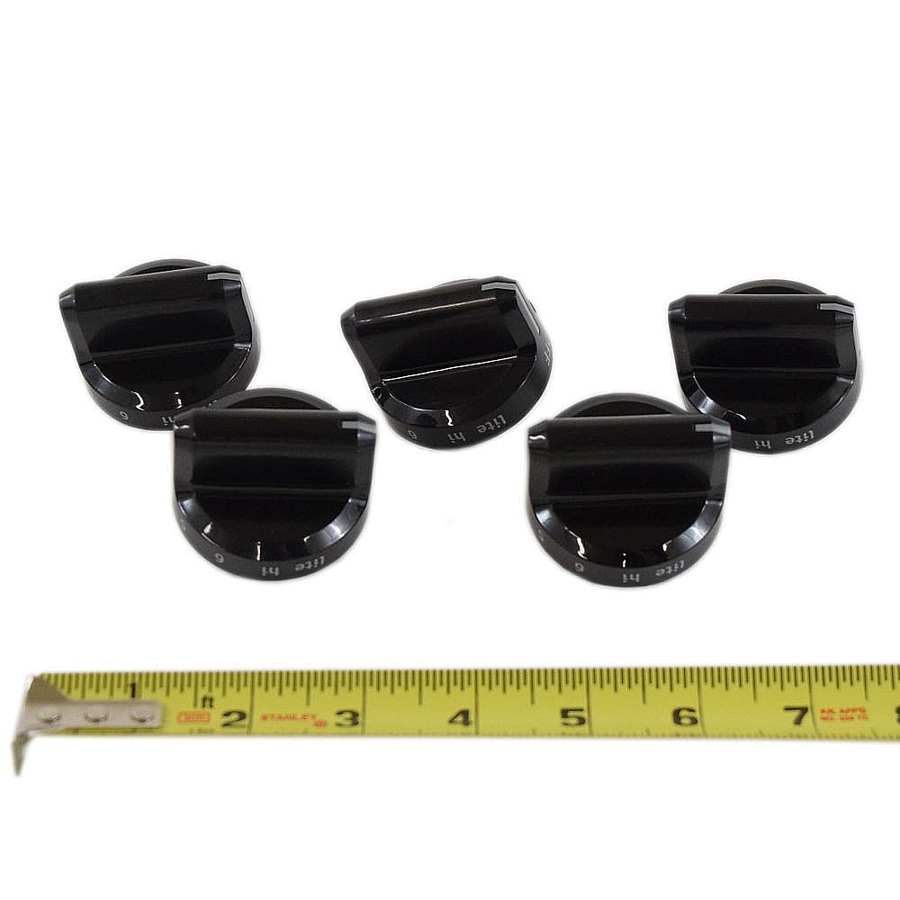 Range Surface Burner Knob Set (black) 5304506544