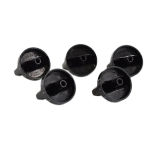 Range Surface Burner Knob Set (black) (replaces 316545015) 5304506544