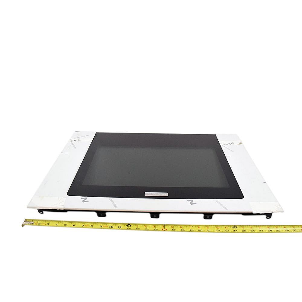 Range Oven Door Outer Panel Assembly (black And Stainless) 5304515540