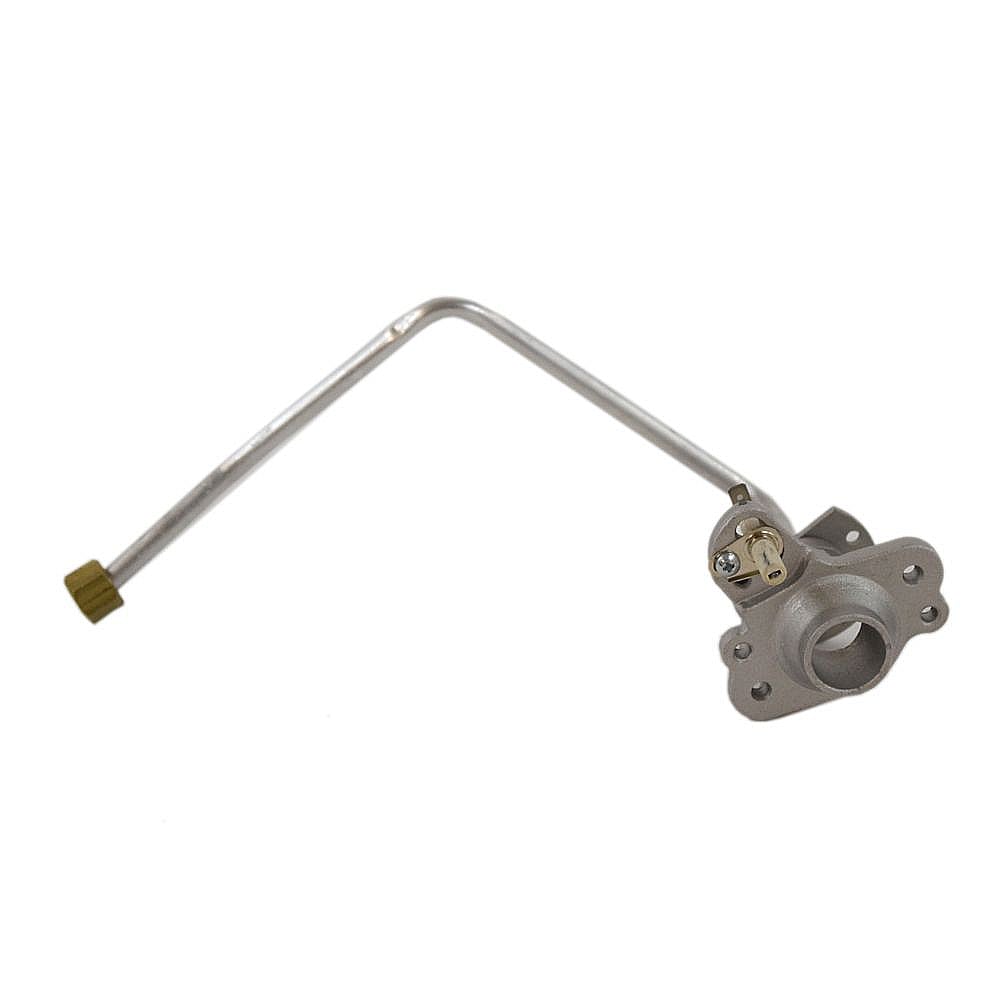 Range Surface Burner Igniter and Orifice Holder, Left Front  