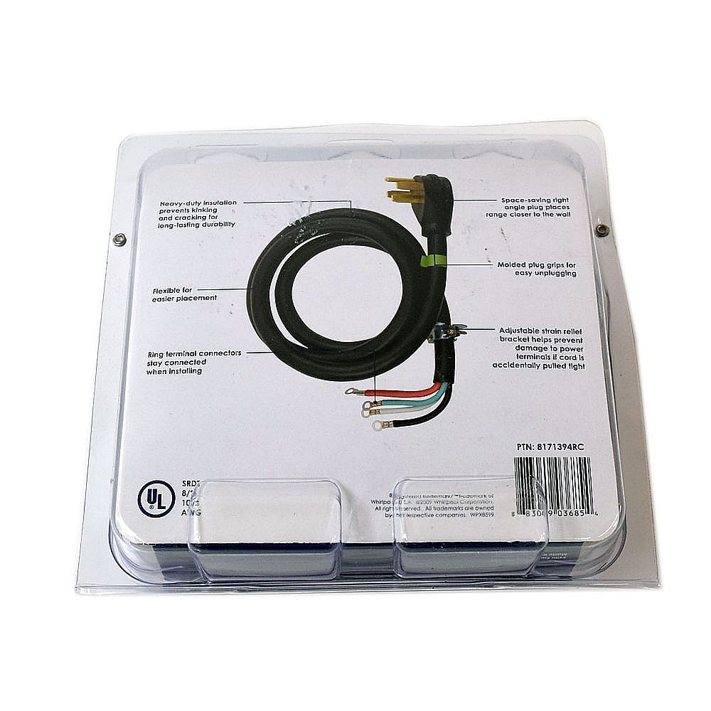 Range 4-prong Power Cord 8171394RC