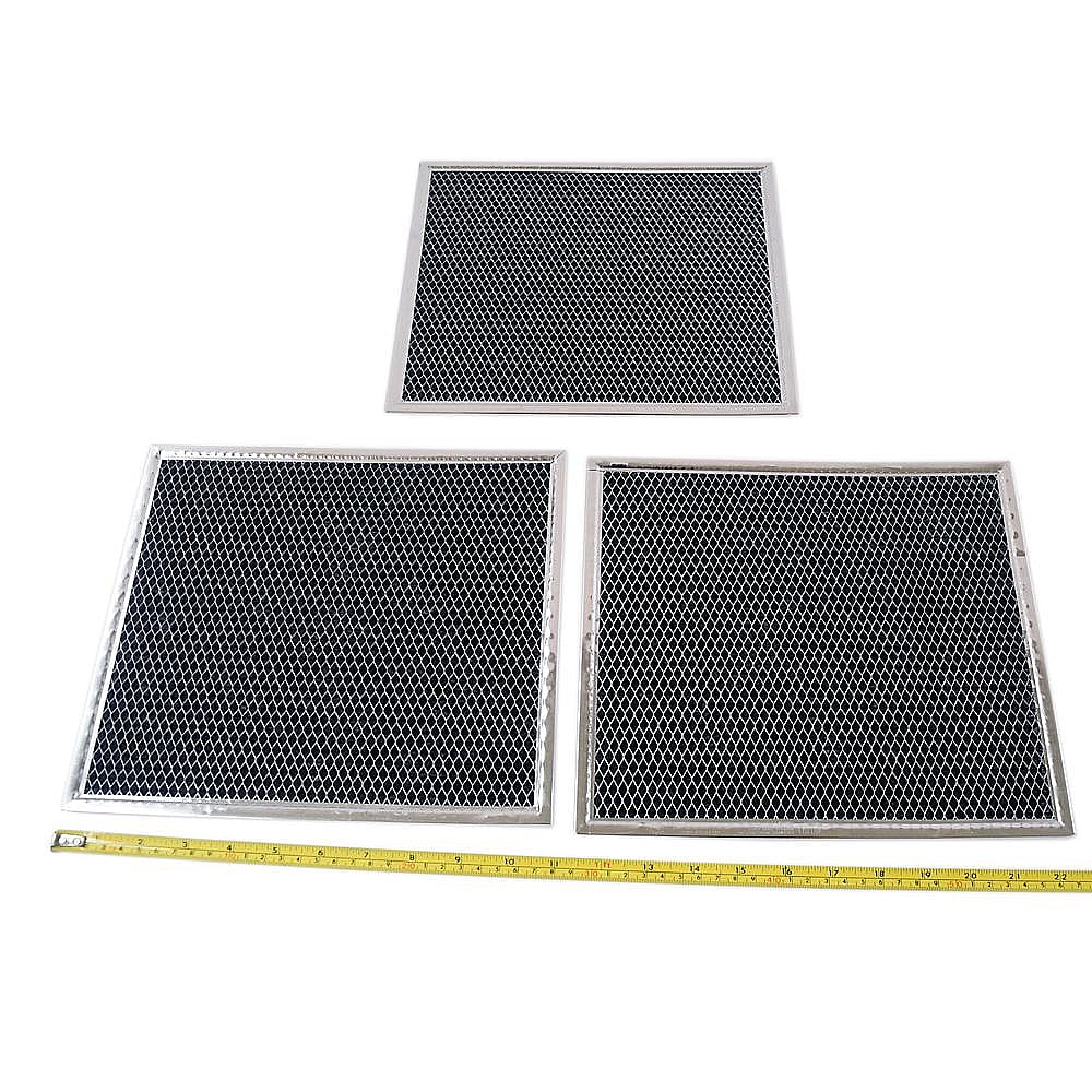 Range Hood Charcoal Filter Kit, 3-pack W10412939
