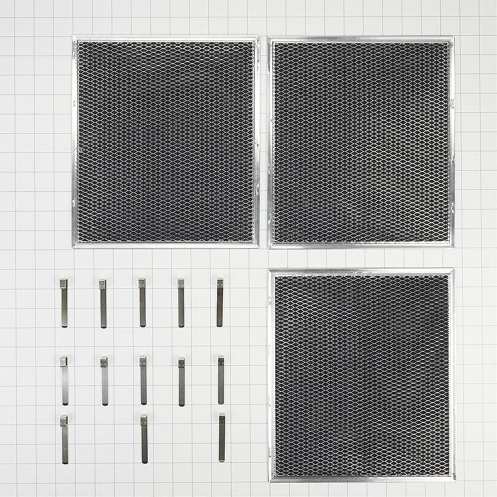 Range Hood Charcoal Filter Kit, 3-pack W10412939