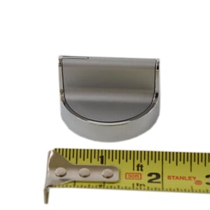Range Surface Burner Knob (stainless) (replaces W10569582) W10828837