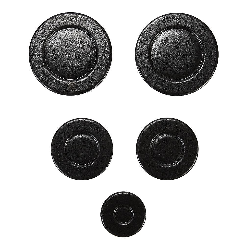 Cooktop Burner Cap Set (black) W10832694