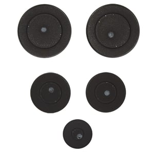 Cooktop Burner Cap Set (black) (replaces W10597133) W10832694
