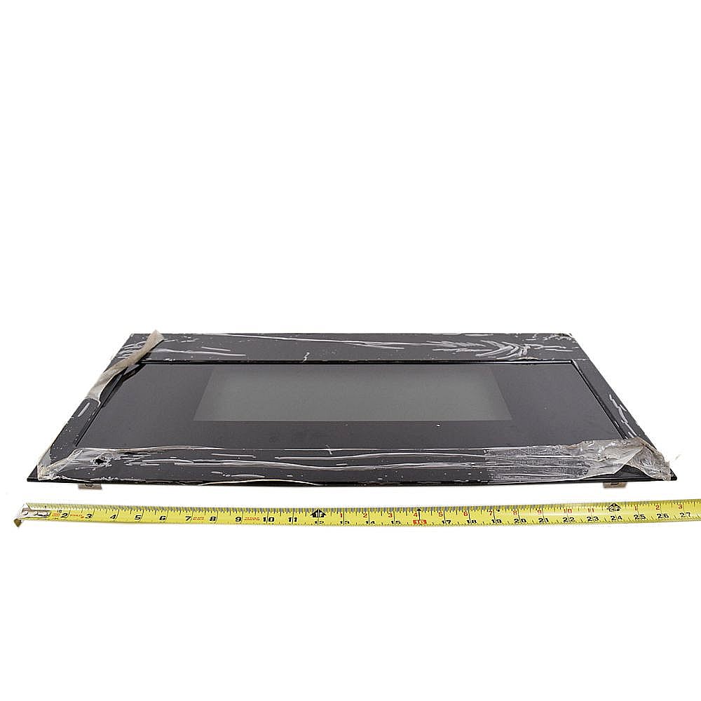 Wall Oven Microwave Door Outer Panel Assembly (black) W11203366