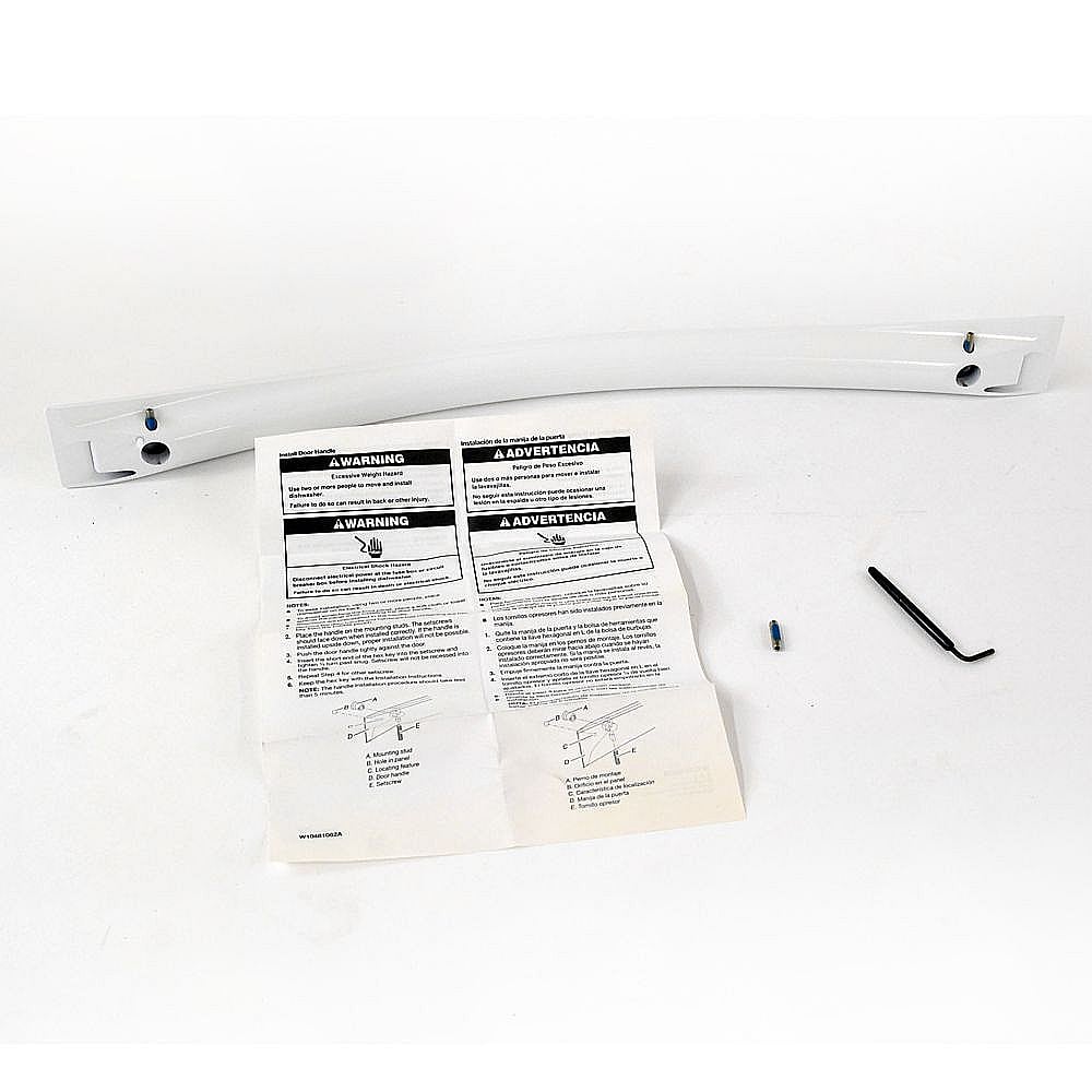 Dishwasher Door Handle Assembly (white) W10669978