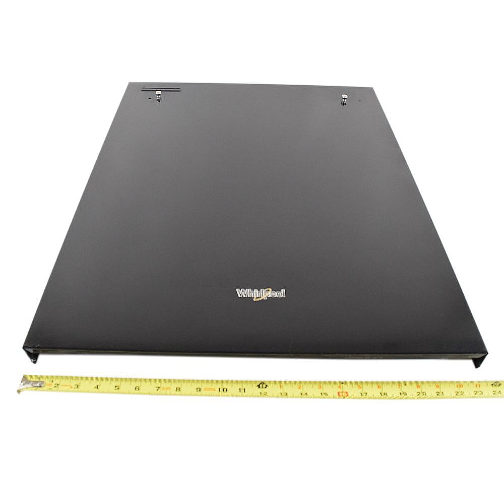 Dishwasher Door Outer Panel Assembly (black) W10814587