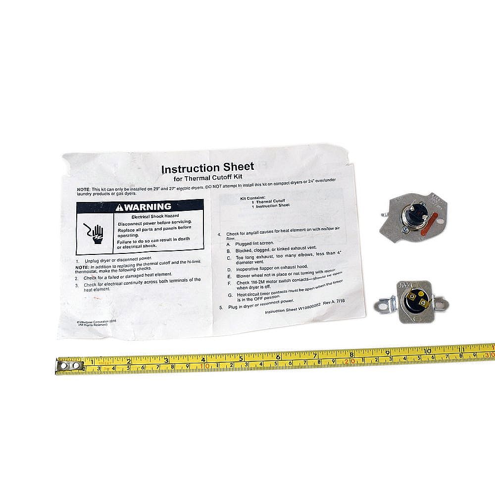 Dryer Thermal Cut-off Fuse Kit W11050897