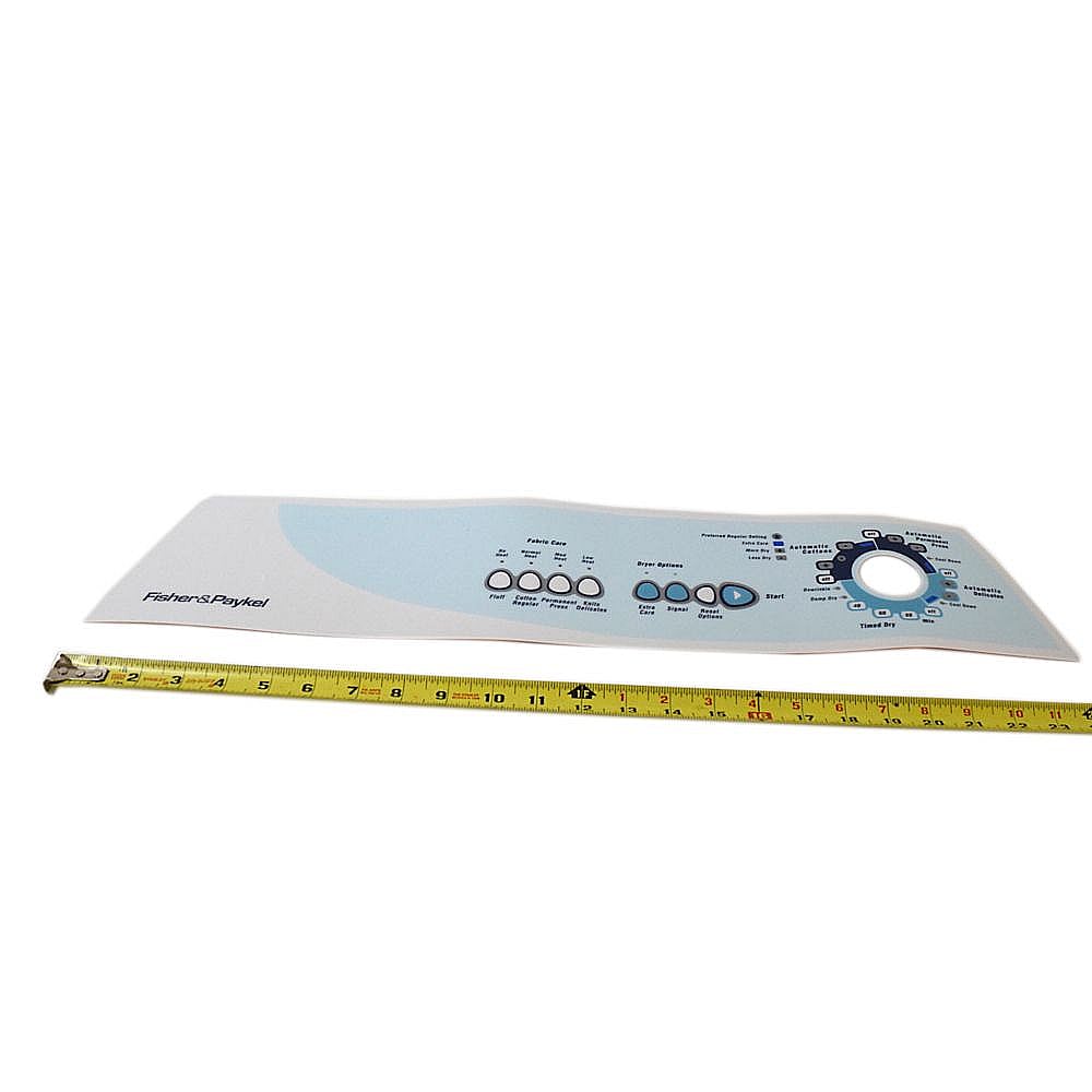 Fisher & Paykel Dryer Control Overlay 427582P