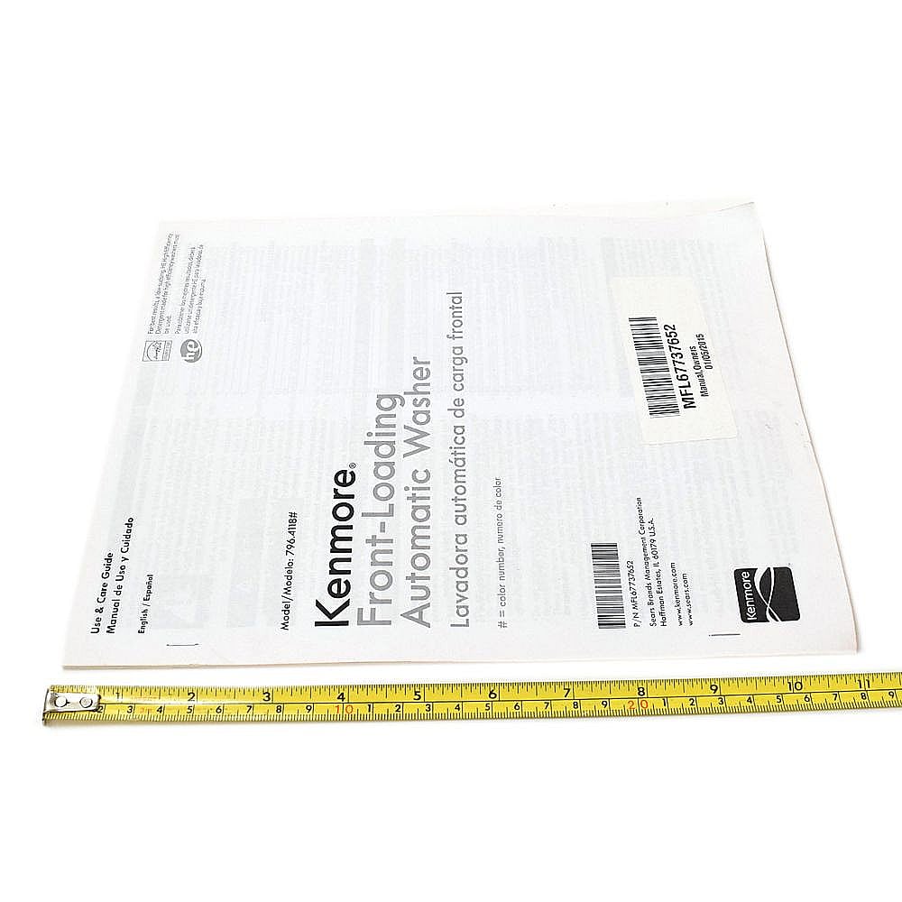 Washer Owner's Manual MFL67737652