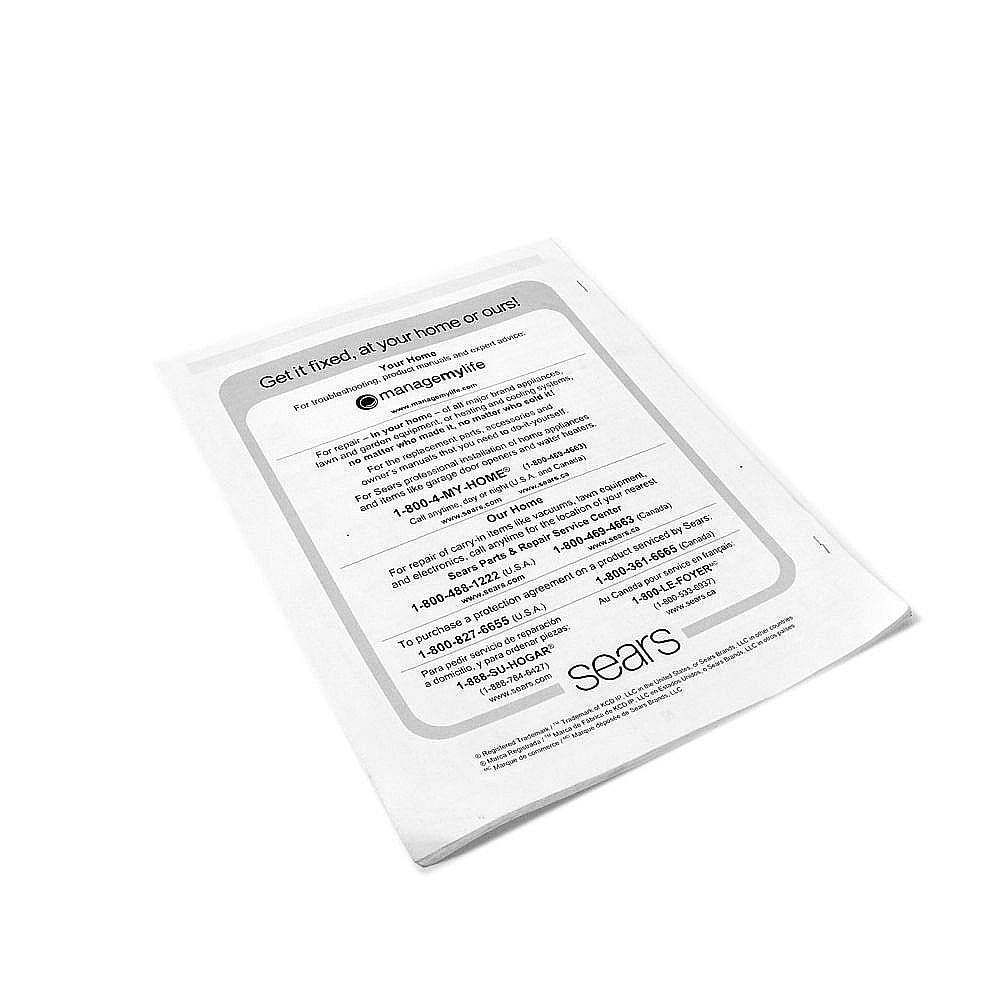 Washer Owner's Manual MFL67737652