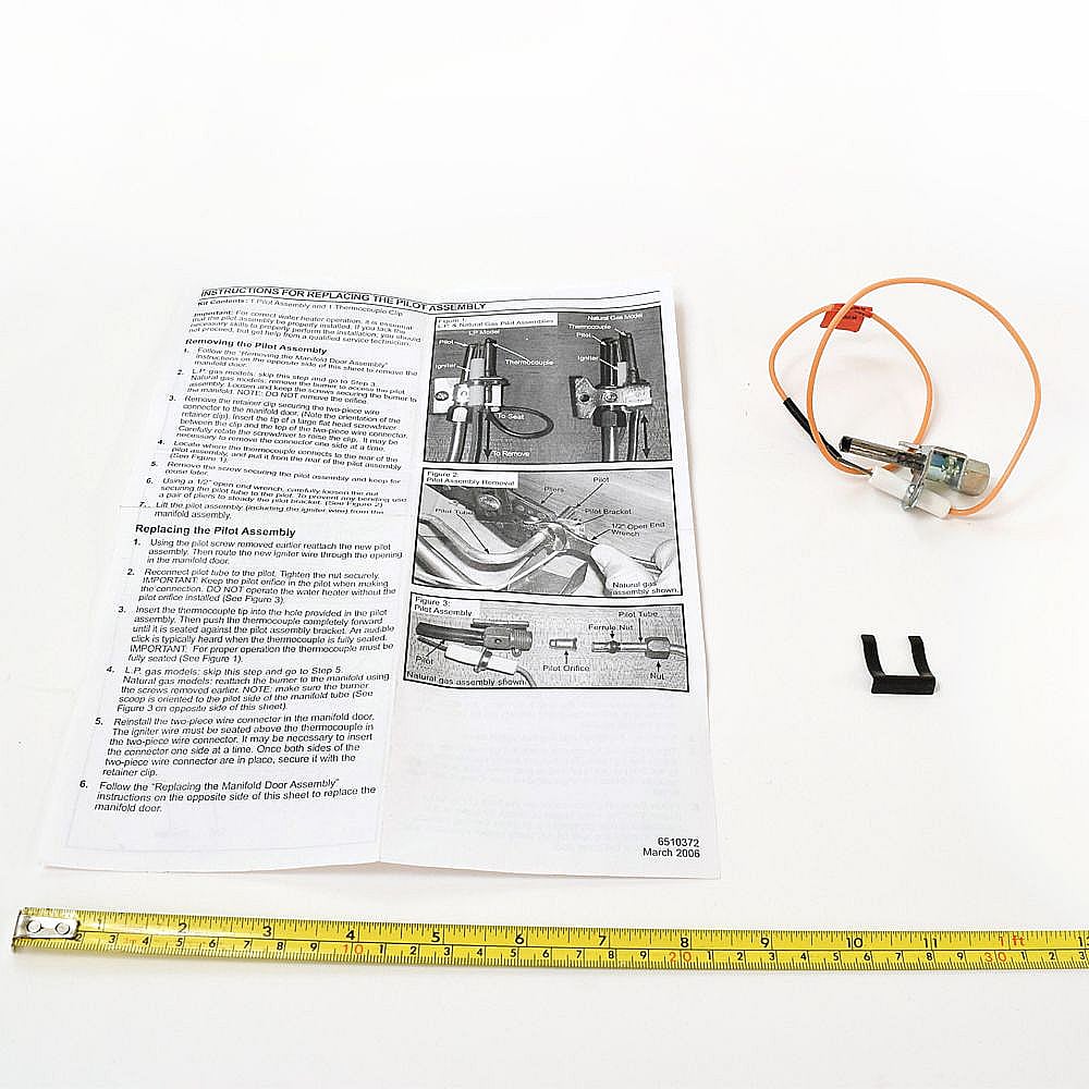 Water Heater Pilot And Igniter Assembly 100093756