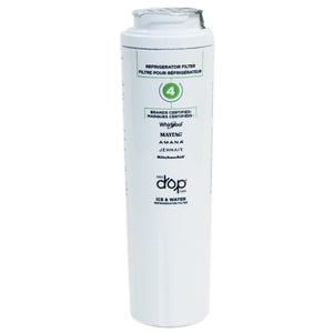 Whirlpool Everydrop 4 Refrigerator Water Filter (replaces 9984, Ukf8001, W10735404, W11256384) EDR4RXD1