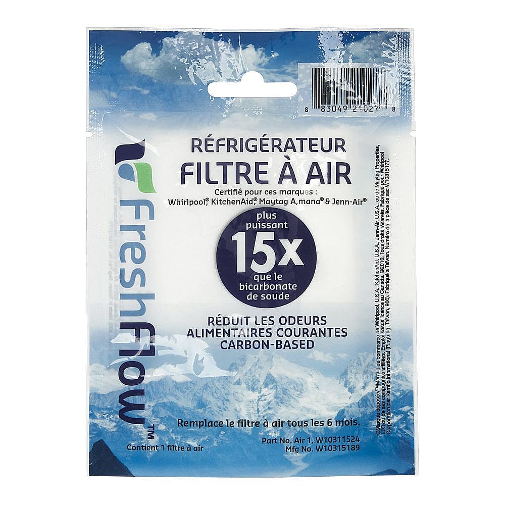 Whirlpool Refrigerator Carbon Air Filter W10311524