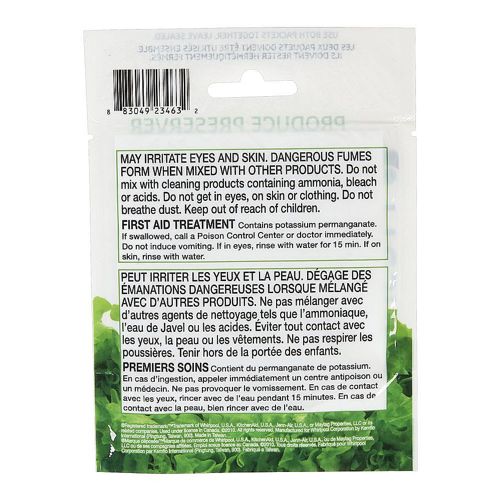 Refrigerator Freshflow Produce Preserver Refill, 2-pack W10346771A
