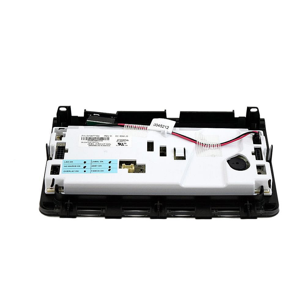 Refrigerator Dispenser User Interface Control (black) WPW10677104