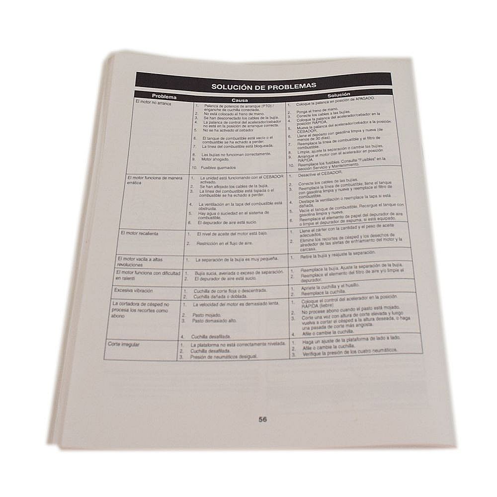 Lawn Tractor Owner's Manual 769-11207