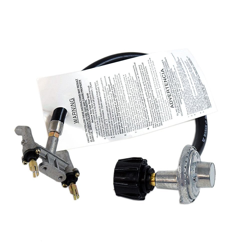 Gas Grill Burner Valve and Regulator Assembly G2110600W1B parts