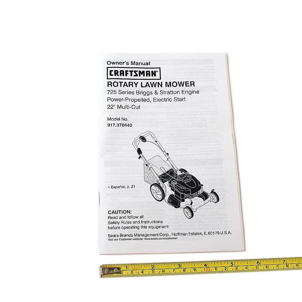 Lawn Mower Owner's Manual 446435