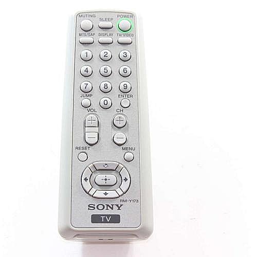 Part #1-477-119-22, Rm-Y173 (Sliver) Remote Command