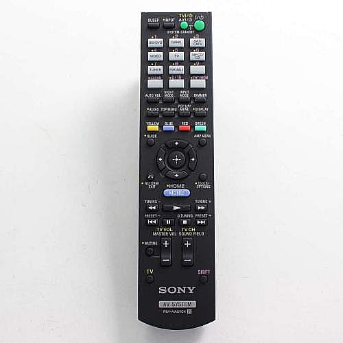Part #1-489-343-11, Remote Control (Rm-Aau104)