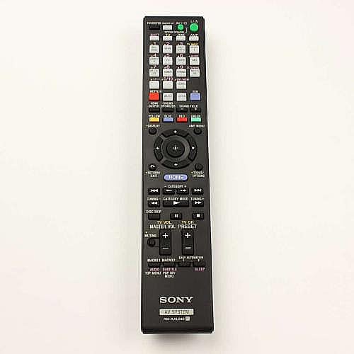 Part #1-489-752-11, Remote Control Rm-Aal040