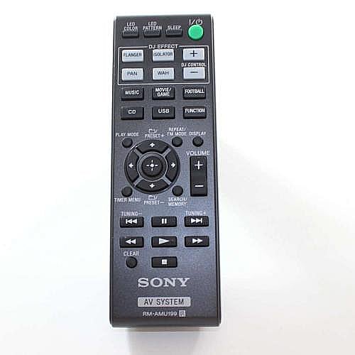 Part #1-492-800-11, Remote Control Rm-Amu199