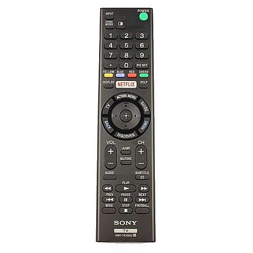 Part #1-492-978-21, Remmote Control Rmttx100U