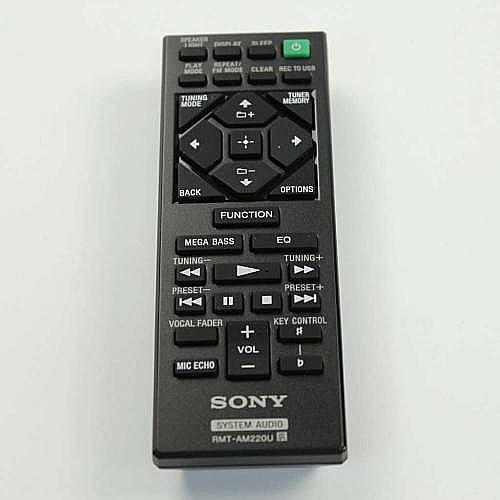 Part #1-493-171-11, Remote Control (Rmt-Am220U)