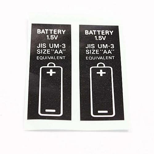 Part #2-523-710-00, Label, Battery (Tetron)