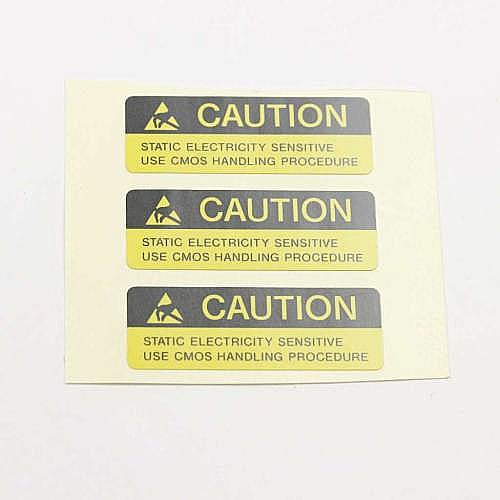 Part #3-166-368-01, Label Caution(Polyester)