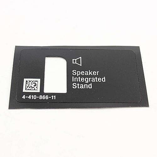 Part #4-410-866-11, Label Rear Terminal Left